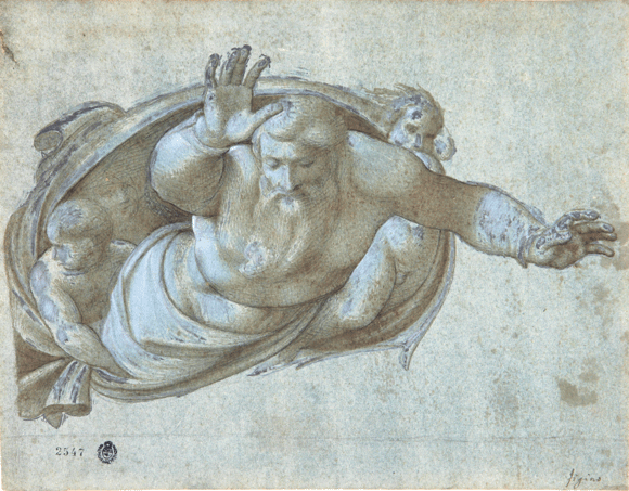 Papeles antiguos. Dibujos italianos del Museo Nacional de Bellas Artes
